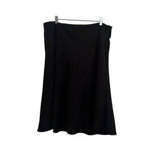 Style & Co. Woman Black A-Line Skirt 16W 100% Polyester